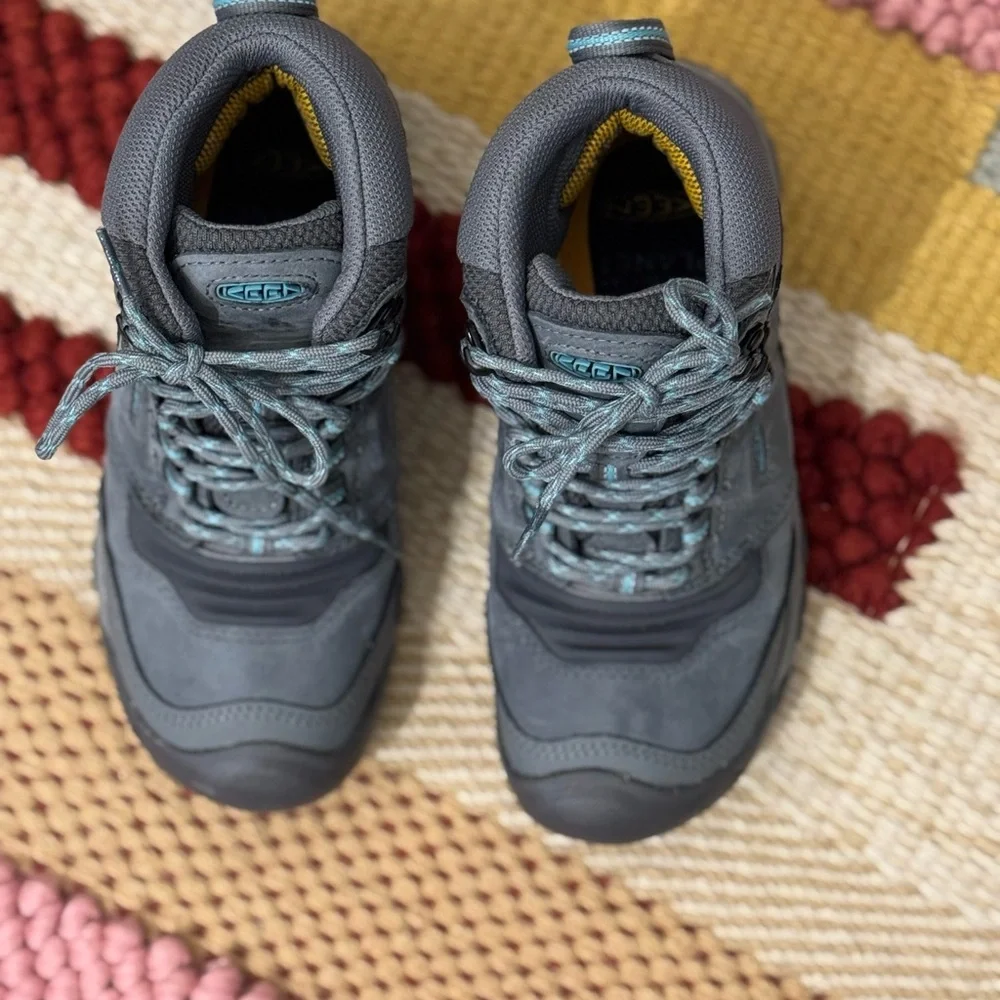 KEEN womens Ridge Flex Mid Height Waterproof Hiking Boot - Picture 3 of 5